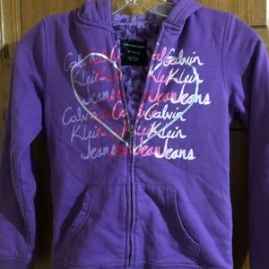 CK girls heavy hoody